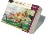 Handgeschnittenes Holzpuzzle - Pissarro : Plum Trees In Blossom
