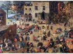 Handgeschnittenes Holzpuzzle - Bruegel : Children'S Games