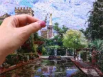 Handgeschnittenes Holzpuzzle - Le Bassin d'Alcazar, Manuel Garcia Y Rodriguez