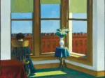 Handgeschnittenes Holzpuzzle - Edward Hopper - Brooklyn Room