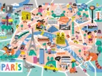 Handgeschnittenes Holzpuzzle - Balade A Paris