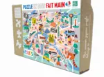 Handgeschnittenes Holzpuzzle - Balade A Paris