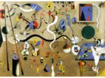 Handgeschnittenes Holzpuzzle - Miro : Carnaval
