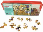 Handgeschnittenes Holzpuzzle - Miro : Carnaval