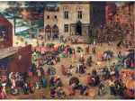 Handgeschnittenes Holzpuzzle - Brueghel : Jeux D'Enfants