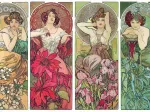 Handgeschnittenes Holzpuzzle - Precious Stones - Mucha