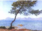 Handgeschnittenes Holzpuzzle - Claude Monet - Cap D'Antibes