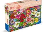 Wellness & Puzzle - Buntglasblumen