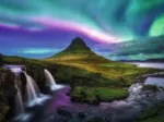 Nordlichter über Kirkjufell