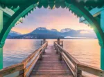 Puzzle Highlights - Traumpfade - Romantischer Steg am Lac d'Annecy