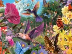 Wellness & Puzzle - Kolibris und Schmetterlinge