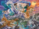 Auf dem Pegasus durch die Lüfte