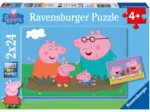 2 Puzzles - Peppa Pig Glückliches Familienleben