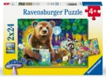 2 Puzzles - Süße Freunde des Waldes