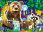 2 Puzzles - Süße Freunde des Waldes