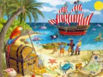 2 Puzzles - Piraten und Meerjungfrauen
