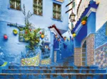 Marokko in Blau