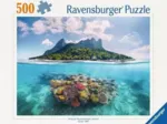 Insel und Korallenwelt