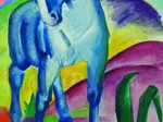 Marc Franz: Blaues Pferd I