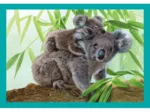 Puzzle 4 En 1 - Mutter und Baby Tiere