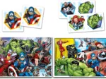 Superkit 4 in 1 - The Avengers (2 Puzzles + Memory + Domino)