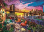 Manhattan Balkon Sonnenuntergang