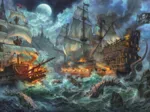 Piraten Schlacht