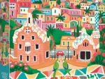 Die Kunst Der Farbe: Barcelona, Spanien
