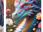 Bunter Drache
