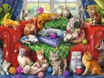 Kitten on the Sofa