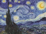 XXL Teile - Holzpuzzle - Die Sternennacht - Vincent Van Gogh