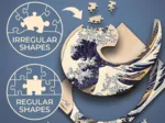 XXL Teile - Holzpuzzle - Die Große Welle Vor Kanagawa - Hokusai Katsushika