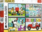 4 Puzzles - Peanuts auf Abenteuer