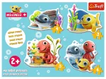 Rahmenpuzzle - 4 Puzzles - Baby Classic Fish MiniMini