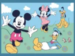4 Puzzles - Lustige Ereignisse von Mickey Mouse