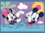 4 Puzzles - Lustige Ereignisse von Mickey Mouse