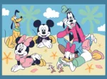 4 Puzzles - Lustige Ereignisse von Mickey Mouse