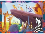 4 Puzzles - Mutiger König der Löwen