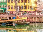 Puzzle aus Kunststoff - Old Nyhavn Port in Copenhagen