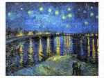 Puzzle aus Kunststoff - Vincent Van Gogh - Starry Night Over The Rhone, 1888