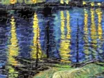 Puzzle aus Kunststoff - Vincent Van Gogh - Starry Night Over The Rhone, 1888